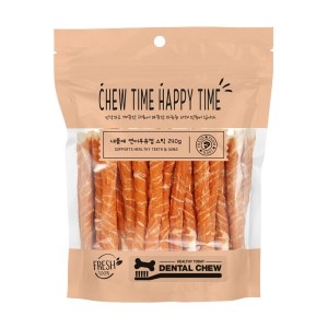 내품애 연어우유껌 스틱 240g