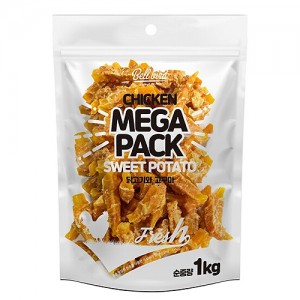 벨버드 메가팩 치킨 고구마사사미 1kg