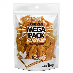 벨버드 메가팩 치킨 하드 트위스트 1kg