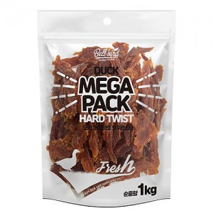 벨버드 메가팩 오리 하드 트위스트 1kg