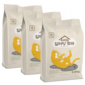 브리더랩 우리집 앞마당 고양이모래 6.35kgX3개