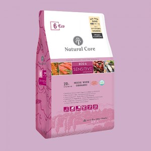 네츄럴코어 에코6 센스티브 연어 1kg (작은입자)