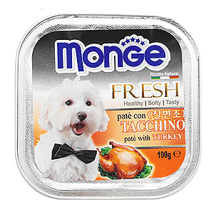 바우와우 몬지캔 칠면조100g