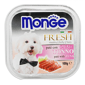 바우와우 몬지캔 참치100g