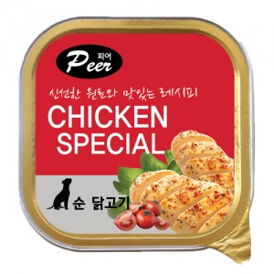 피어 강아지캔 순닭고기 100gX24개