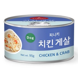 피니키 강아지 캔 치킨게살 95g