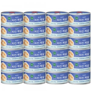 피니키 강아지 캔 치킨게살 95gX24개