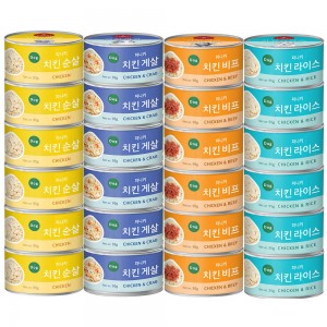 피니키 강아지 캔 4종콤보 95gX24개