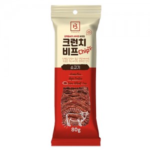브리더랩 크런치 소고기칩 80g