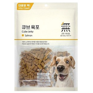 [빅포인트 적립]바우와우 무마진 큐브 육포 연어800g