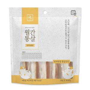 [빅포인트 적립]브리더랩 월간통살 닭가슴살 스틱타입 30개