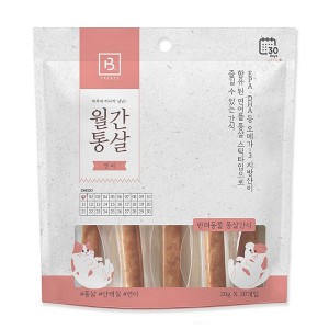 [빅포인트 적립]브리더랩 월간통살 연어 스틱타입 30개
