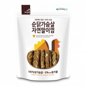 자연애 순 닭가슴살 자연말이껌 200g