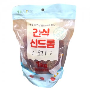 간식신드롬 오리젤리꽈베기 1kg