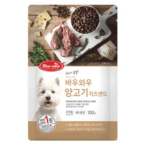 바우와우 양고기 치즈샌드100g