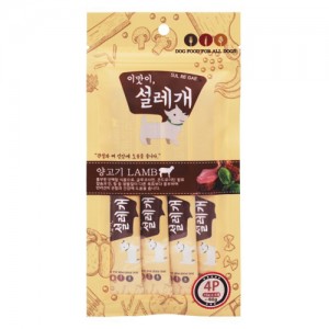 설레개 양고기4P 강아지 츄르  