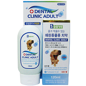 쏘아베 덴탈크리닉 어덜트 먹는치약120ml(사과향)