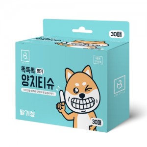 브리더랩 똑똑똑 핑거 양치티슈 30매