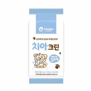 펫크린 물티슈 30매 치아크린