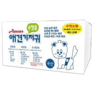 아몬스 수컷전용 기저귀10매(소형견용)