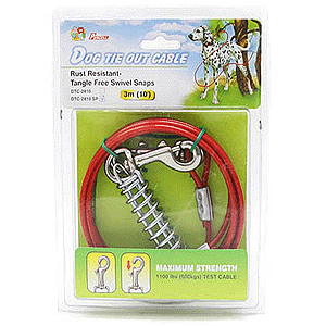 퍼셀 케이블 와이어 줄3m(인장력:500kg)