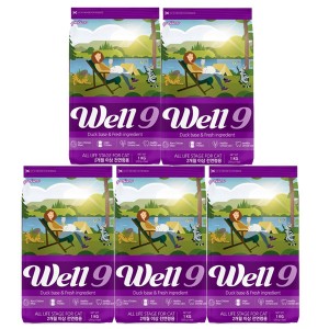 펠리코 웰나인캣 오리1kgX5개