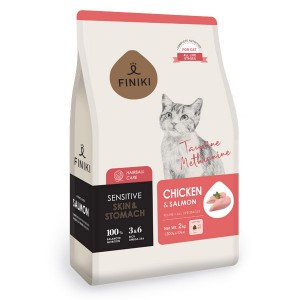 피니키 센서티브 스킨앤스토머크 치킨 연어 2kg 고양이사료 
