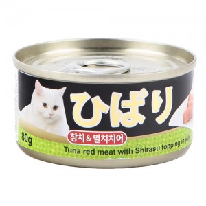 히바리 고양이캔 참치멸치치어 80g