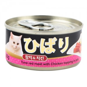 히바리 고양이캔 참치치킨 80g