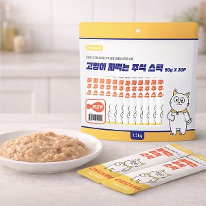 펫츠몬 짜먹는 주식스틱 닭고기 1.5kg (50gX30개)