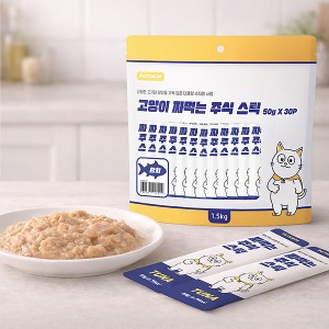 펫츠몬 짜먹는 주식스틱 참치 1.5kg (50gX30개)