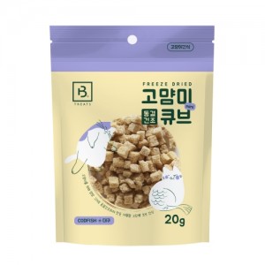 브리더랩 고양이 동결건조 큐브 대구20g 