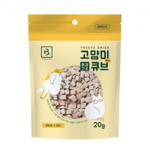 브리더랩 고양이 동결건조 큐브 오리20g 