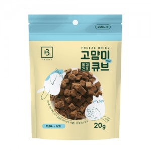 브리더랩 고양이 동결건조 큐브 참치20g 