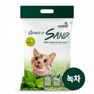 퀸오브샌드 두부모래 녹차 7LX6개